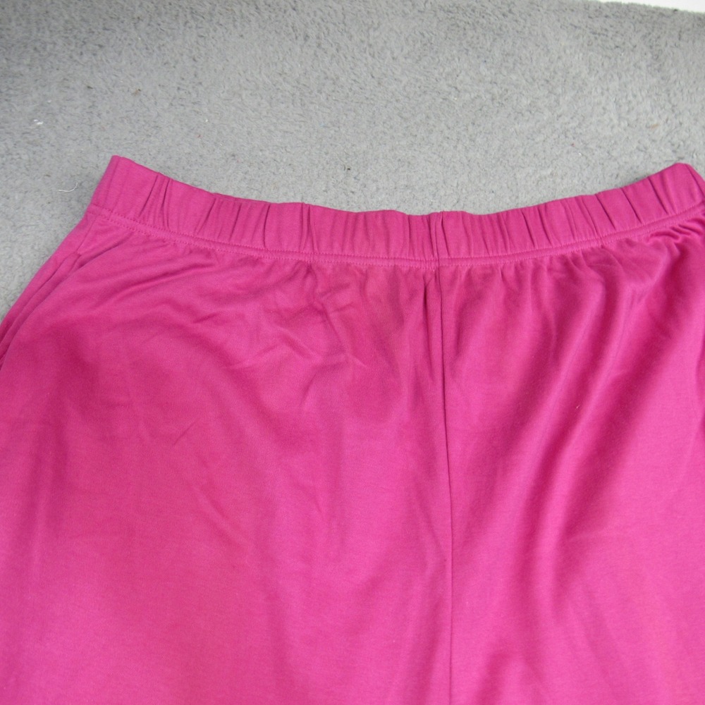 Bridge Gate Womens 2X Pink Knit Elastic Waist Casual Pants Side Pockets - Picture 5 of 8